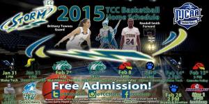 TCC Storm Home schedule